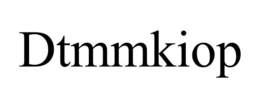 DTMMKIOP trademark