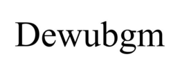 DEWUBGM trademark