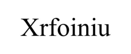 XRFOINIU trademark