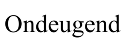 ONDEUGEND trademark