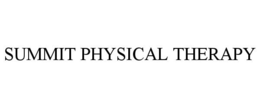 SUMMIT PHYSICAL THERAPY trademark