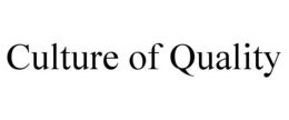 CULTURE OF QUALITY trademark