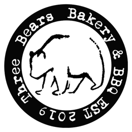 THREE BEARS BAKERY & BBQ EST 2019 trademark