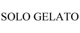 SOLO GELATO trademark