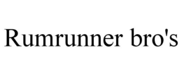 RUMRUNNER BRO'S trademark