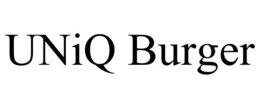UNIQ BURGER trademark