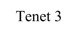 TENET 3 trademark