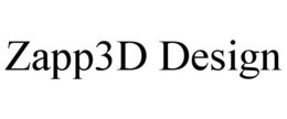 ZAPP3D DESIGN trademark