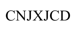 CNJXJCD trademark