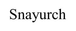 SNAYURCH trademark