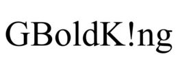 GBOLDK!NG trademark