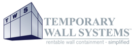 TWS TEMPORARY WALL SYSTEMS RENTAL WALL CONTAINMENT SIMPLIFIED trademark