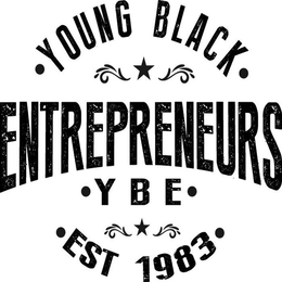 YOUNG BLACK ENTREPRENEURS YBE EST 1983 trademark