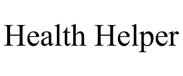 HEALTH HELPER trademark