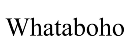 WHATABOHO trademark