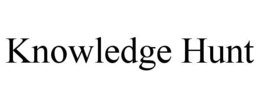 KNOWLEDGE HUNT trademark