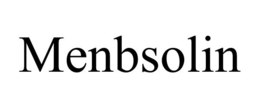 MENBSOLIN trademark