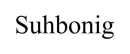 SUHBONIG trademark