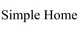 SIMPLE HOME trademark