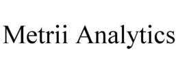 METRII ANALYTICS trademark