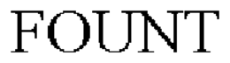 FOUNT trademark