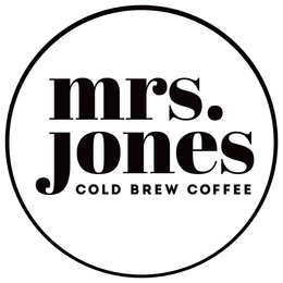 MRS. JONES COLD BREW COFFEE trademark