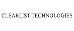 CLEARLIST TECHNOLOGIES trademark