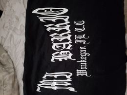 OLD ENGLISH LETTERS MI BARRIO WAUKEGAN IL C.C. trademark