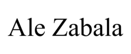 ALE ZABALA trademark