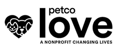 PETCO LOVE A NONPROFIT CHANGING LIVES trademark