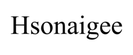 HSONAIGEE trademark