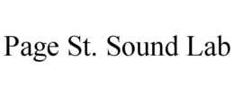 PAGE ST. SOUND LAB trademark