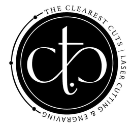 THE CLEAREST CUTS LASER CUTTING & ENGRAVING trademark
