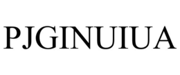PJGINUIUA trademark