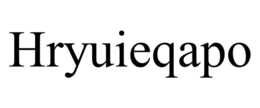 HRYUIEQAPO trademark