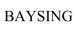 BAYSING trademark