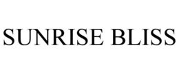 SUNRISE BLISS trademark