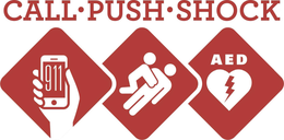 CALL PUSH SHOCK 911 AED trademark