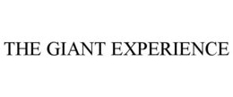 THE GIANT EXPERIENCE trademark