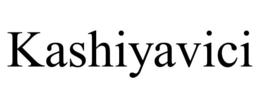 KASHIYAVICI trademark
