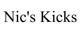 NIC'S KICKS trademark