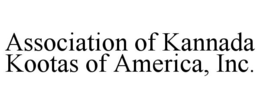 ASSOCIATION OF KANNADA KOOTAS OF AMERICA, INC. trademark