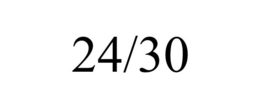 24/30 trademark