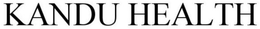 KANDU HEALTH trademark