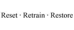 RESET · RETRAIN · RESTORE trademark