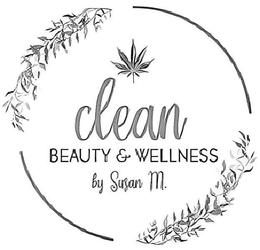 CLEAN BEAUTY & WELLNESS BY SUSAN M trademark