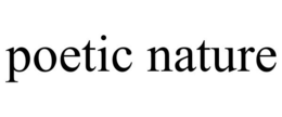 POETIC NATURE trademark