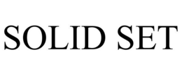SOLID SET trademark