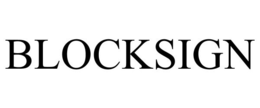 BLOCKSIGN trademark