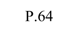 P.64 trademark